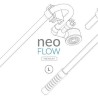 Aquario Neo Flow L In-/Outflow Set Premium V.2