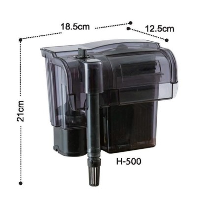 Dophin H500 Akvaryum Askılı Şelale Filtre 510 L/S