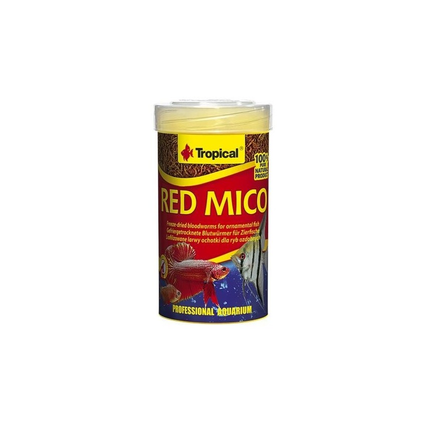 Tropical Red Mico Kurutulmuş Yem 100ml/8gr Tropical Red Mico Kurutulmuş Yem 100ml/8gr