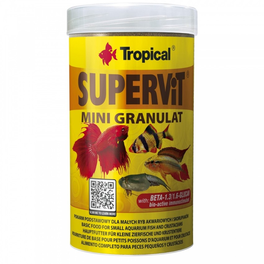 Tropical Supervit Mini Granulat 250ml 162,5gr Tropical Supervit Mini Granulat 250ml 162,5gr