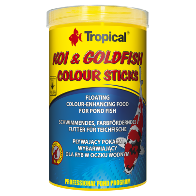 Tropical Koi Goldfish Colour Sticks 1000ml 80gr