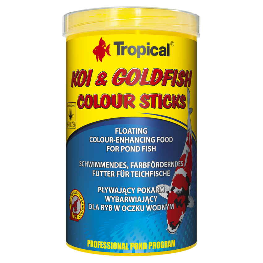 Tropical Koi Goldfish Colour Sticks 1000ml 80gr Tropical Koi Goldfish Colour Sticks 1000ml 80gr