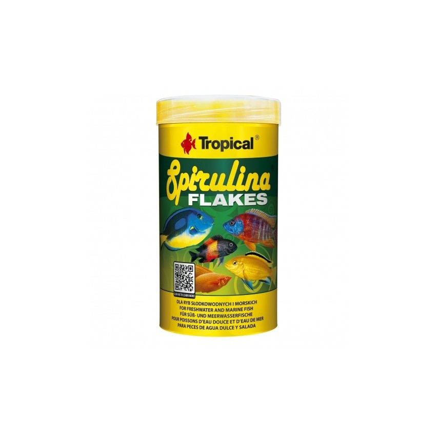 Tropical Spirulina Flakes 250ml 50gr Tropical Spirulina Flakes 250ml 50gr