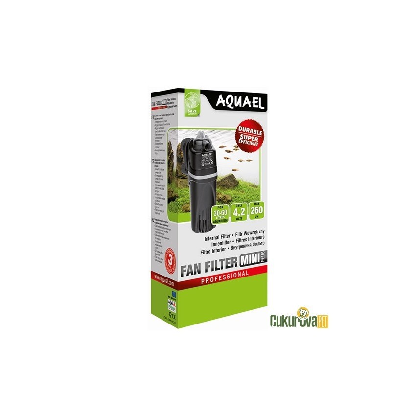Aquael Fan Filter Mini Plus İç Filtre 4,2W 260L/S Aquael Fan Filter Mini Plus İç Filtre 4,2W 260L/S