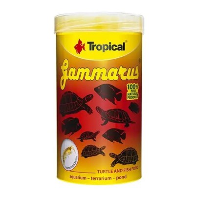 Tropical Gammarus Balık ve Kaplumbağa Yemi 250ml 30gr