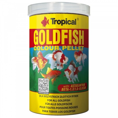 Tropical Goldfish Colour Pellet 250ml 90gr