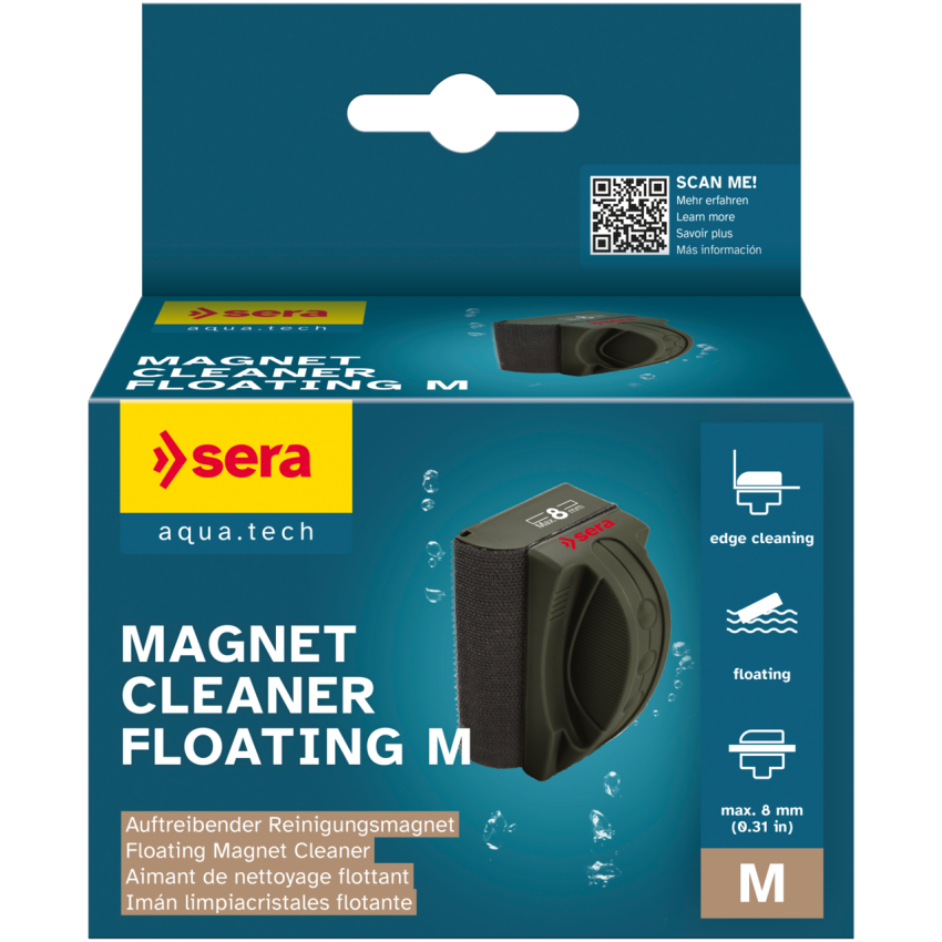 Sera Magnet Cleaner Yüzen Cam Sileceği M Sera Magnet Cleaner Yüzen Cam Sileceği M