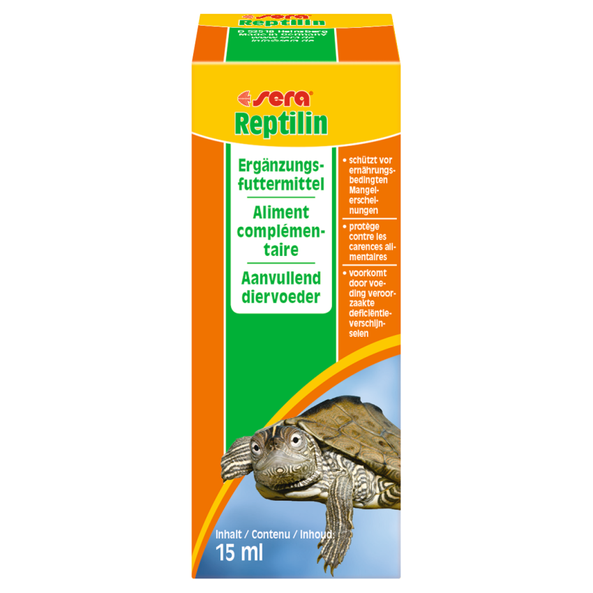 Sera Reptilin 15ml Kaplumbağa Sağlık Bakımı Sera Reptilin 15ml Kaplumbağa Sağlık Bakımı