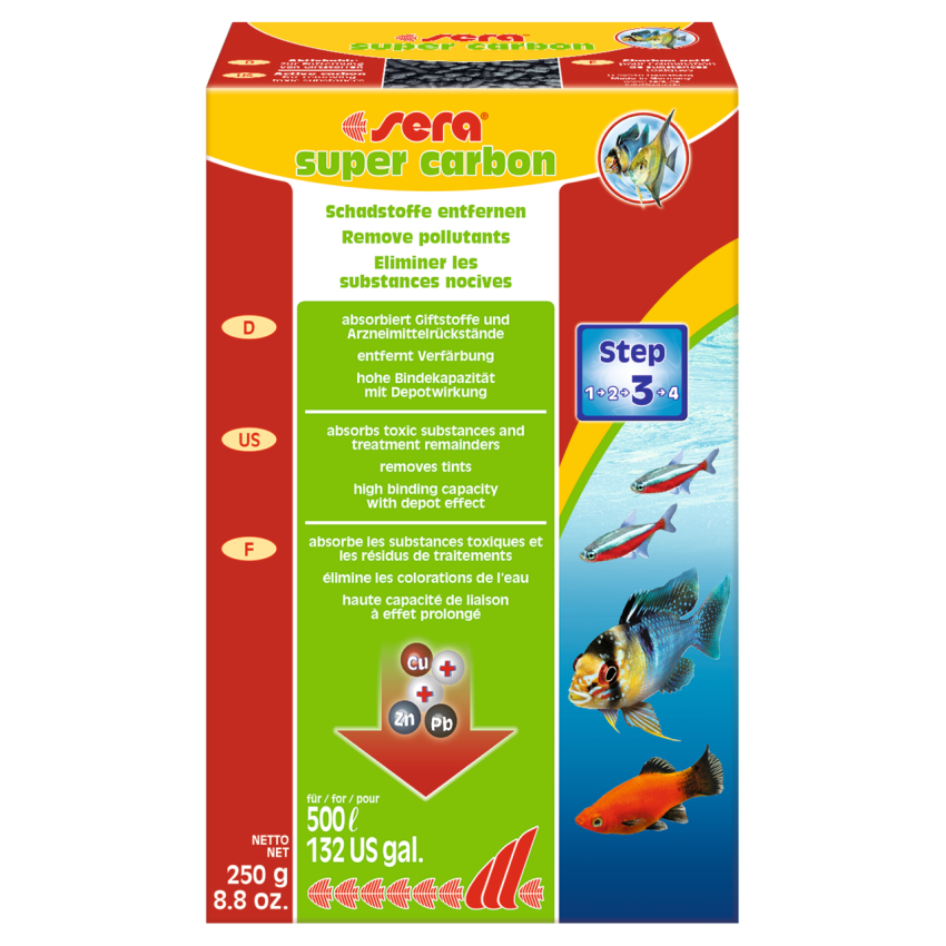 Sera Super Carbon 250gr Aktif Karbon Sera Super Carbon 250gr Aktif Karbon