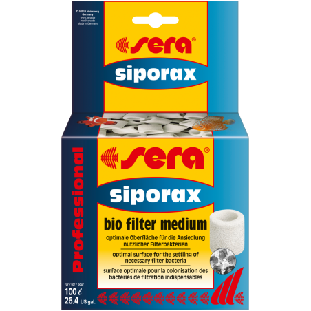 Sera Siporax 500ml 145 Gr Filtre Malzemesi