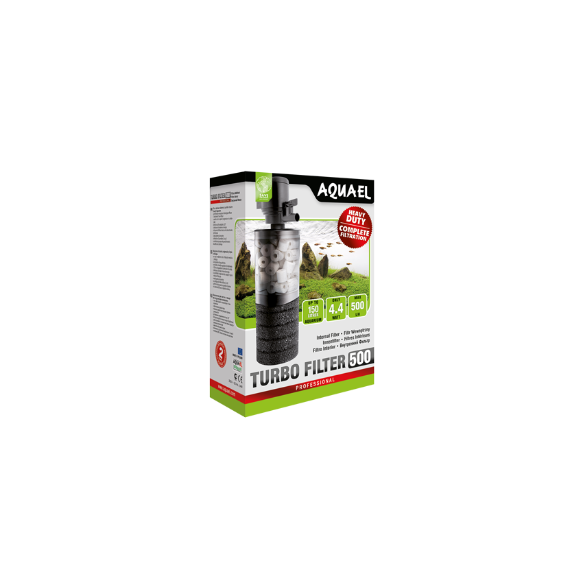 Aquael Turbo Filter 500 İç Filtre 500lt /Saat Aquael Turbo Filter 500 İç Filtre 500lt /Saat