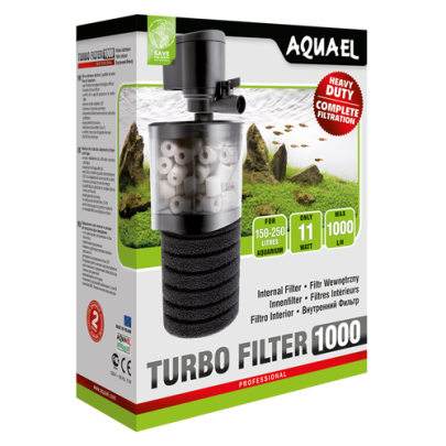 Aquael Turbo Filter 1000 İç Filtre 1000lt /Saat