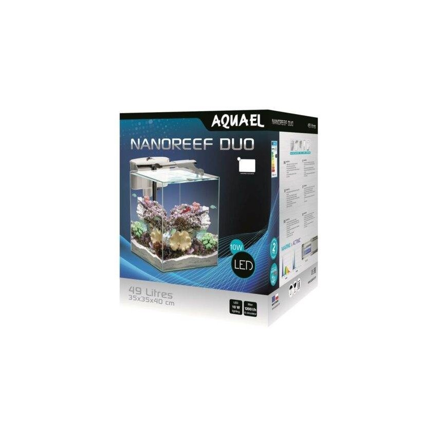 Aquael Set Nano Reef Duo 30 Deniz Akvaryumu Beyaz Aquael Set Nano Reef Duo 30 Deniz Akvaryumu Beyaz