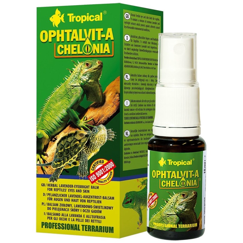 Tropical Ophtal Vit-A Chelonia 15ml Tropical Ophtal Vit-A Chelonia 15ml
