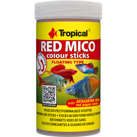 Tropical Red mico colour sticks 80gr
