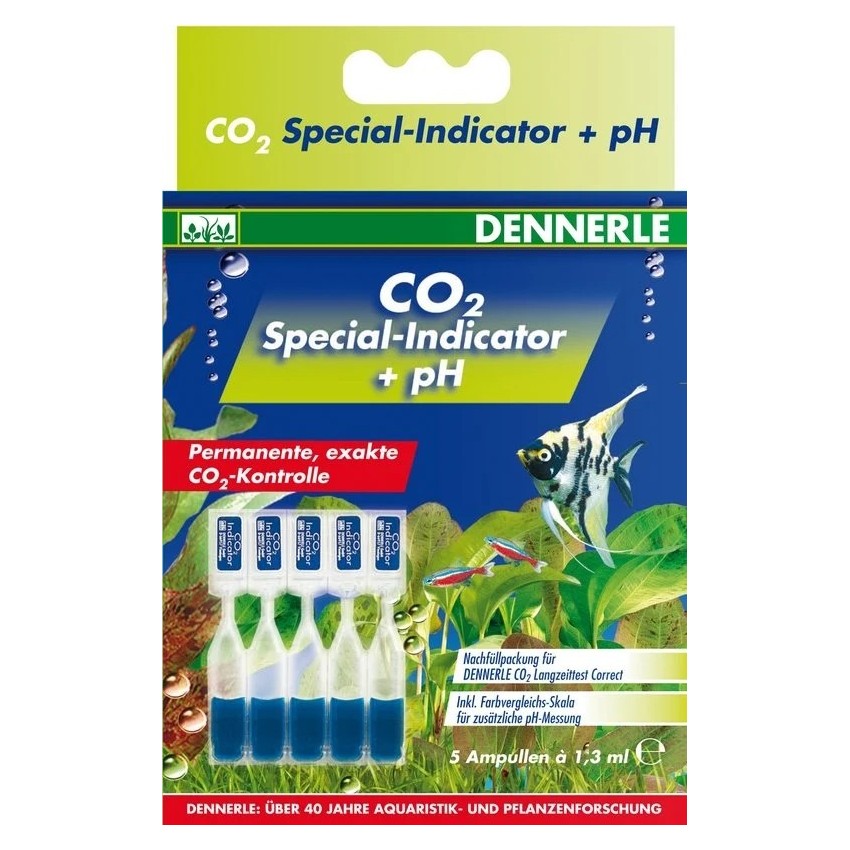 Dennerle Co2 Special Indicator+pH 5 Ampül